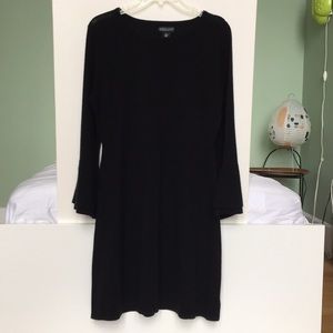 Bell sleeve knitted midi dress